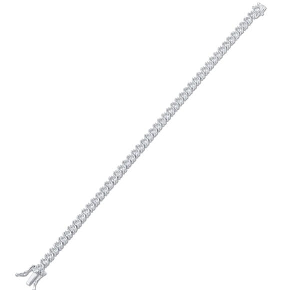 CZ by Kenneth Lane 3mm Round Cubic Zirconia Bracelet 12 cttw Tennis Bracelet - Picture 13 of 13